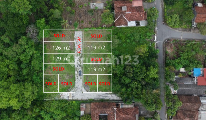 Tanah Strategis Jalan LPMP Kalasan Dekat Masjid