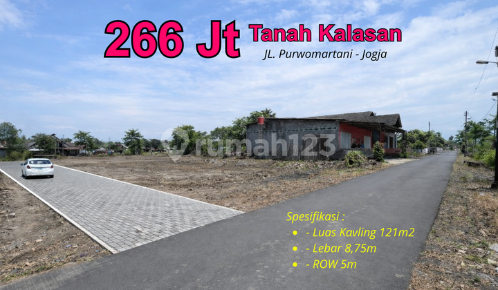 2.2 Million/Month, Asphalt Roadside in Kalasan, Sleman