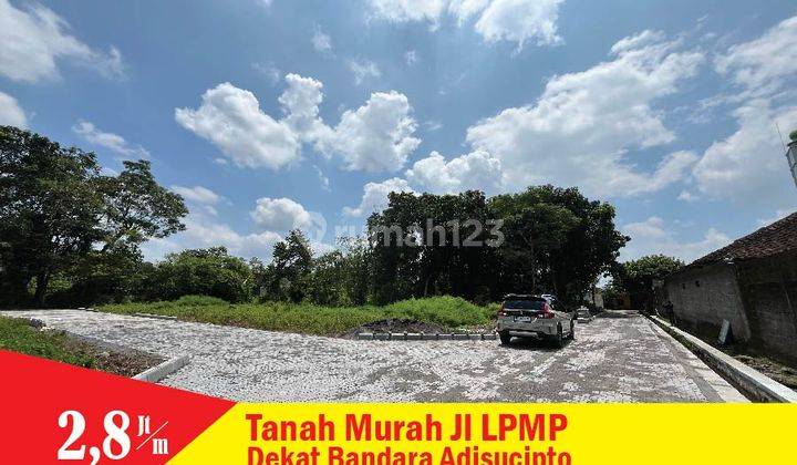 Tanah Cantik Jalan LPMP Kalasan, Akses Mudah Bandara Adisucipto 1