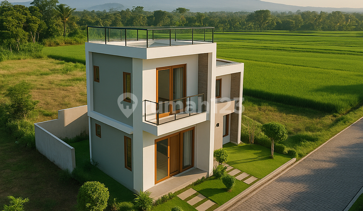 Tanah Strategis Ambarukmo, Cocok Bangun Homestay, View Sawah  2