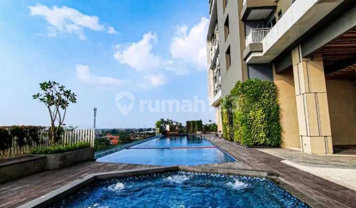 Apartemen Springwood Residence Studio View Pool Lantai Tinggi Furnished