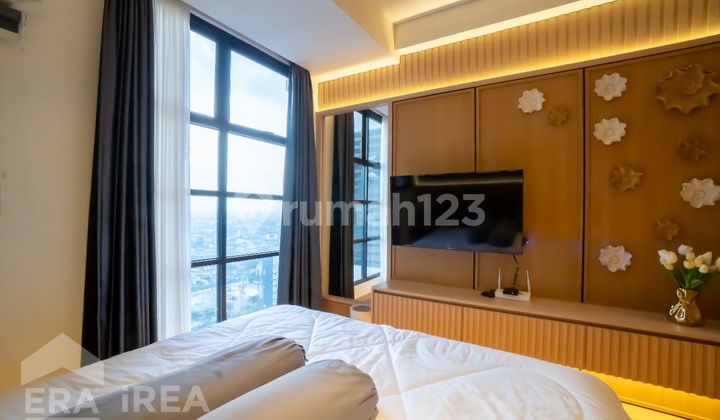 Apartment Kahyangan Dijual Solo Baru, 1 BR, full furnish, ada Kolam Renang dan Taman Bermain