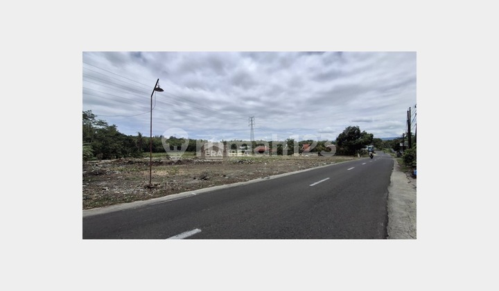 Land for Sale in Bantul, Yogyakarta, area 6,500 square meters, near UMY Campus, suitable for Boarding House, Housing, Hospital, Supermarket