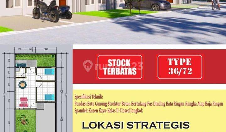 Dijual Rumah Bagus Subsidi Kualitas Komersil Ready Siap Huni Sertifikat SHM 2