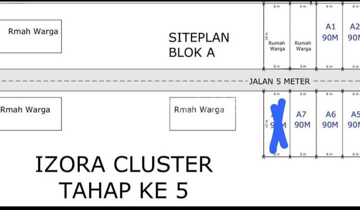 Rumah 1Lantai Izora Cluster Kt3 Harga 365Jt Tanjung Senang Bandar Lampung