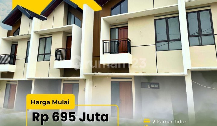 Rumah Baru Siap Huni Di Setu Pocis (agv 10) Bisa Kpr Di Bakti Jaya Tangerang Selatan Tangsel