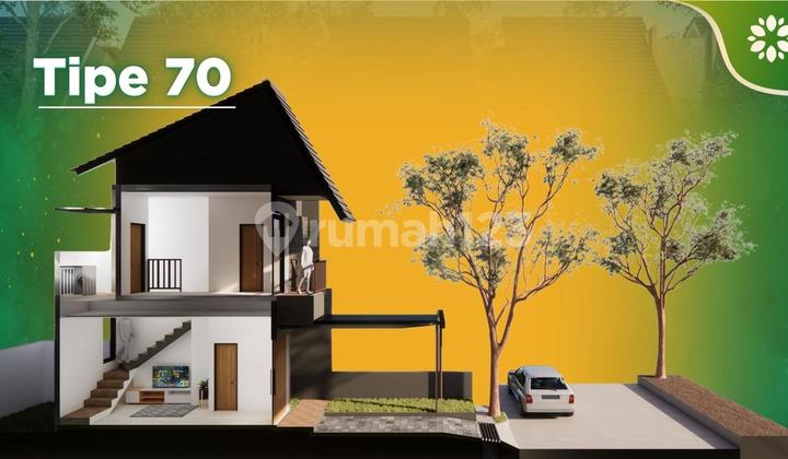 Rumah LIR Lembang, Baru 2 LANTAI Villa Mewah Harga Murah, Investasi di KBB Bandung Barat Jual Dijual 2