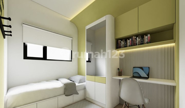 Jual Kos Baru (student) Dekat Kampus Ui (3 Menit) Di Kukusan Kota Depok, Kost 10 Kamar Full Furnished