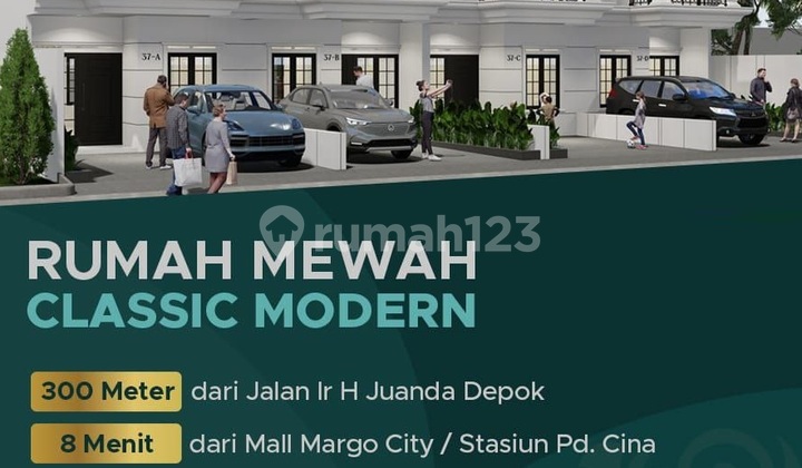Rumah ELF Juanda Dekat Margonda, Baru 2 LANTAI, Mewah Harga Murah di Kota Depok, (DAVID)  2