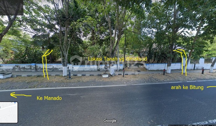 Tanah Kosong Pinggir Jalan Raya Desa Sagerat, Bitung, Sulut Tanah Kosong Pinggir Jalan Raya Desa Sagerat, Bitung, Sulut