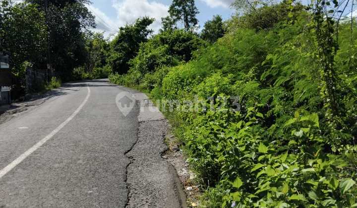 Tanah Full View Pinggir Jalan Raya Nusa Penida