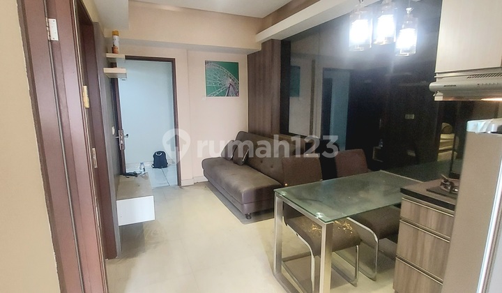 Apartemen 2 Bedroom Puri Park View Jakarta Barat Tower E Type 36 Full Furnished Lengkap Kulkas Springbed Water Heater Sangat Terawat  2
