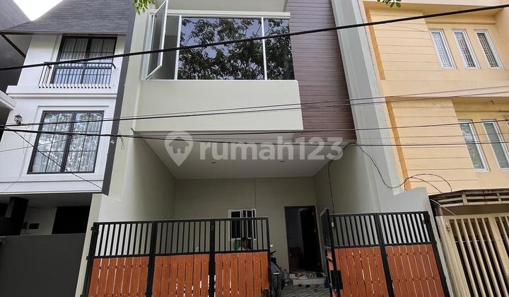 Rumah Baru Duri Kepa 5.5 X 13.5 Meter 4 Lantai Hdap Timur Sdh Shm