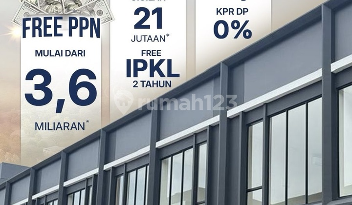 Baru! Ruko Gading Serpong Strategis L 4.5x15m2 Promo Cashback!