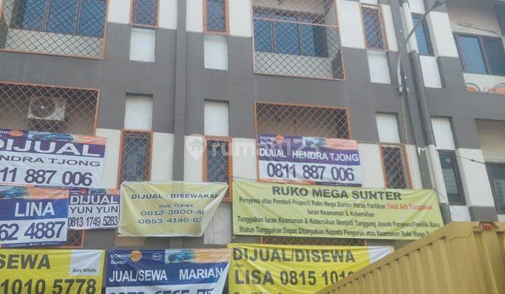 Ruko Murah 4lt di Mega sunter,Baranang Siang Agung,Sunter Jaya 2