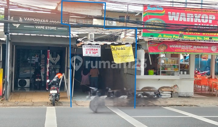 Ruko murah bgt 2lt di Jalan raya pasar minggu,Pancoran,Jaksel