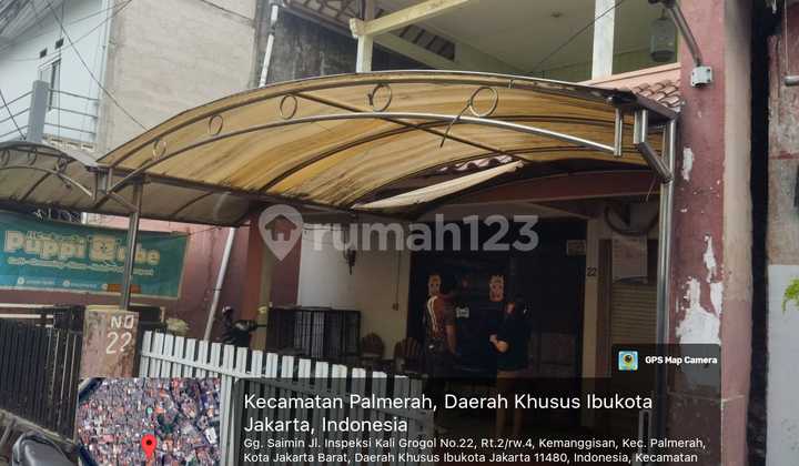 Rumah Tua Murah Bgt 2Lt di Jl Anggrek Cendrawasih 7,Kemanggisan