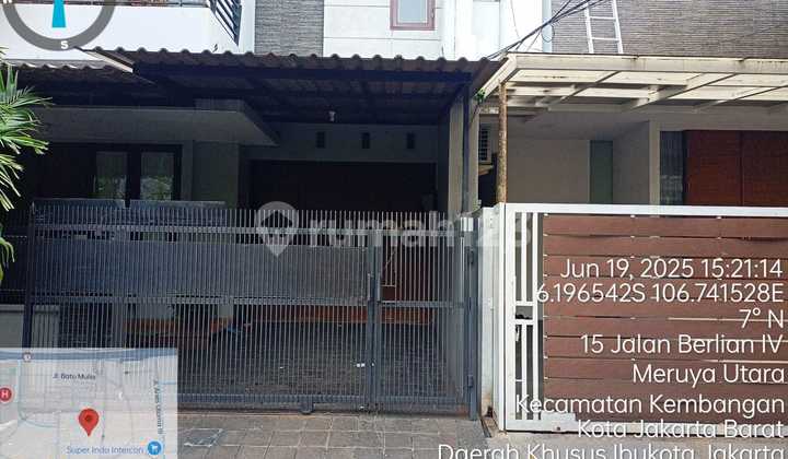 Rumah Murah 2lt di Taman meruya ilir, Jl Berlian 4,Meruya Utara 2