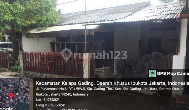 Rumah Murah Bgt di Jl Sapta Kirana,Kelapa Gading Timur,Jakut