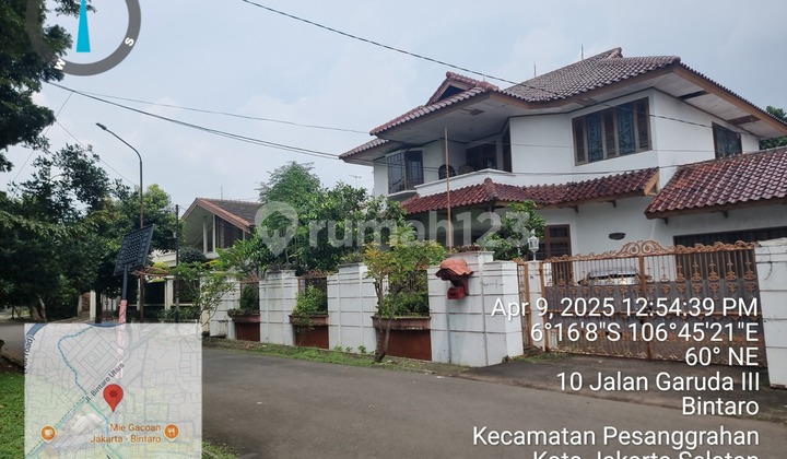 Rumah Murah bgt 2lt di Jl Garuda 3,Bintaro Jaya,Bintaro,Jaksel 1