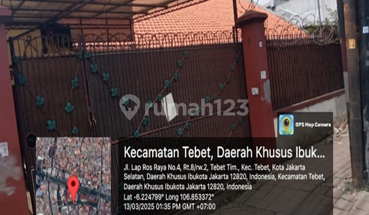 Rumah Murah Bgt di Jl Lapangan Roos Raya,Bukit Duri,Tebet