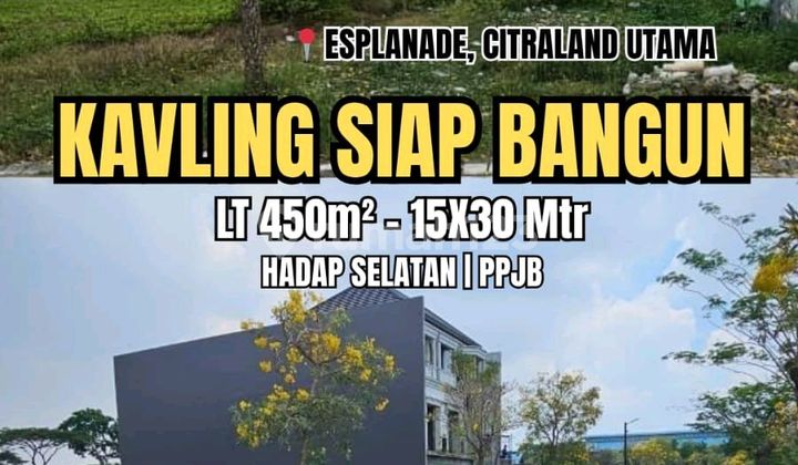 Rare Listing For Sale Ready-to-Build Plot in the Elite Citraland Utama Area