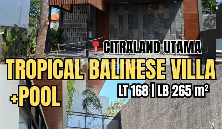 New Gress Balinese House 2lt Modern House Citraland New Gress Balinese House 2lt Modern House Citraland