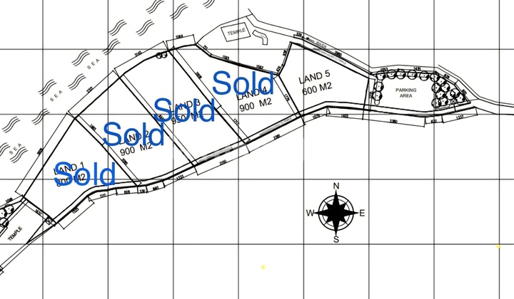 Land for long-term lease located around Padang beach. Land for long-term lease located around Padang beach.