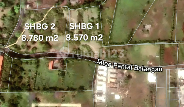 Tanah Dijual Zona Pink Hanya 2 Menit ke Pantai Balangan Tanah Dijual Zona Pink Hanya 2 Menit ke Pantai Balangan