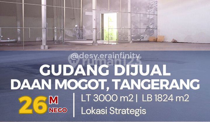Warehouse for Sale in Daan Mogot, Tangerang Warehouse for Sale in Daan Mogot, Tangerang