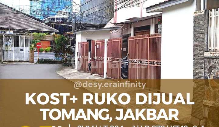 Kost + Ruko 2 | 4 Lantai Jl. Tawakal VI A Tomang, Jakbar