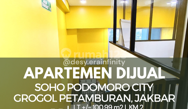 Apartemen Set Up Kantor Soho Podomoro City Mezzanine, Jakbar 1