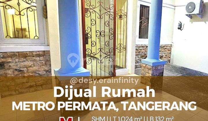 Dijual Rumah Metro Permata, Karang Tengah, Tangerang