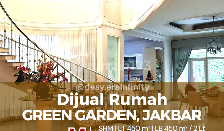 Dijual Rumah 2 Lantai Green Garden, Jakarta Barat