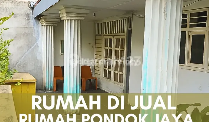 Dijual Rumah Hitung Tanah di Pondok Jaya, Jaksel