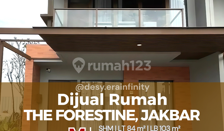 Rumah 2 Lantai The Forestine Cedar 7, Jakarta Barat