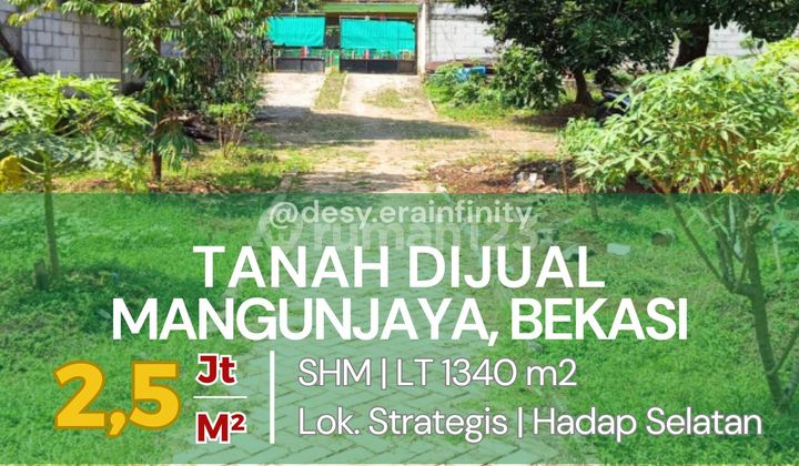 Dijual Tanah di Mangunjaya, Tambun Selatan, Bekasi Dijual Tanah di Mangunjaya, Tambun Selatan, Bekasi