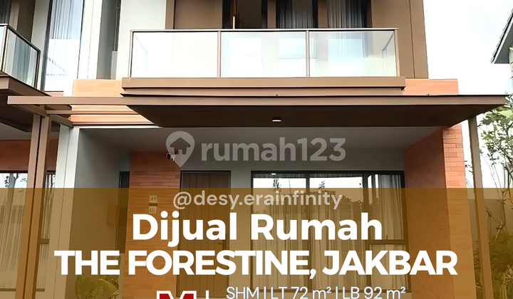 Rumah 2 Lantai The Forestine Cedar 6, Jakarta Barat