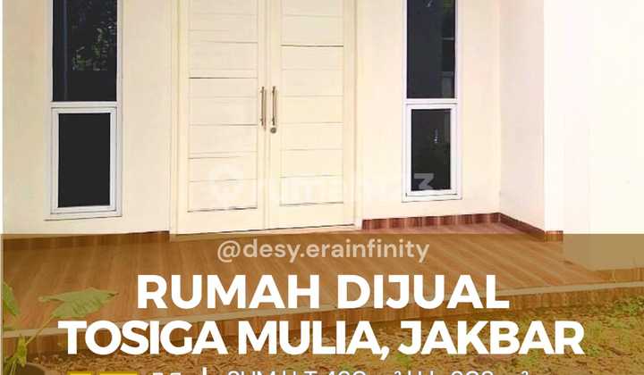 Rumah Dijual 2 Lantai di Jl. Tosiga Mulia, Kebon Jeruk, Jakarta Barat