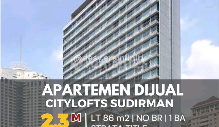 Cheap Sale Apartement Citylofts Sudirman