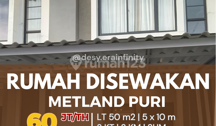 Rumah Disewakan Di Metland Puri Kondisi Bagus 2