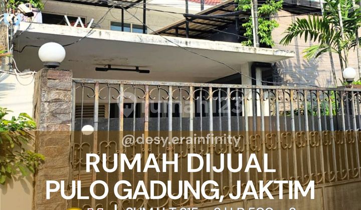 Dijual Rumah di Pulo Gadung, Jakarta Timur