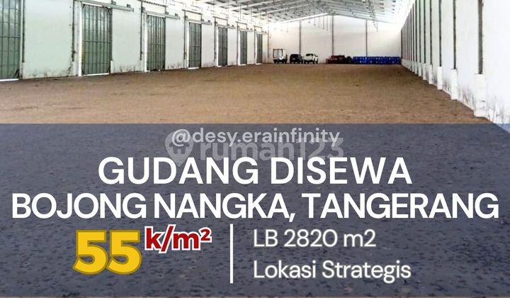 Disewakan Gudang di Bojong Nangka, Tangerang Disewakan Gudang di Bojong Nangka, Tangerang