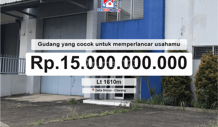 Di jual gudang Delta Silicon Cikarang rapih 1