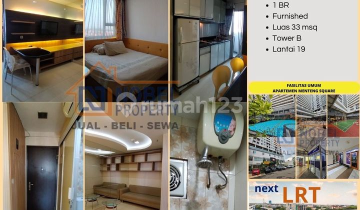 Disewakan Apartemen Menteng Square 1 BR Furnished