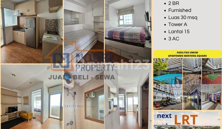 For Rent Apartment Menteng Square Tower A 2Br Furnished Central Jakarta