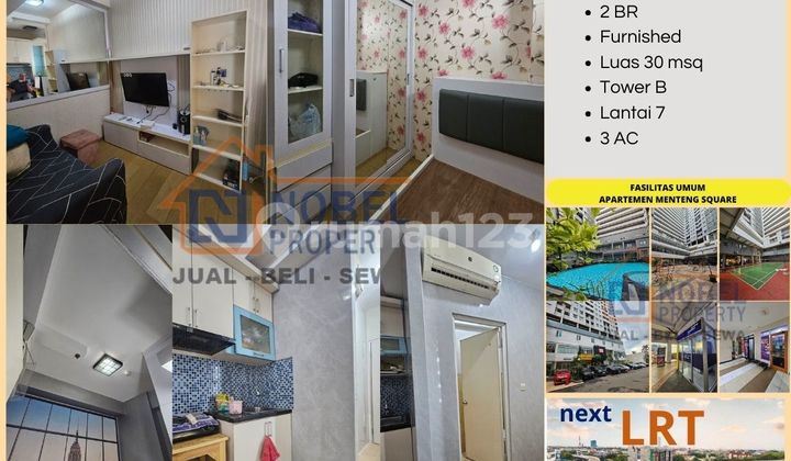 Mentes Apartment Already 2BR Furnished Strategic Location Central Jakarta