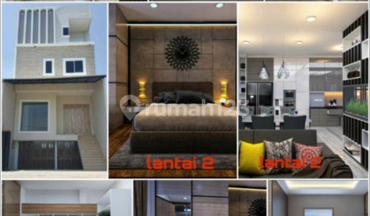 Ruko Mewah 5lantai Babelan Scg Sumarecon Crown Gading Harapan Indah Jakarta Garden City Babelan