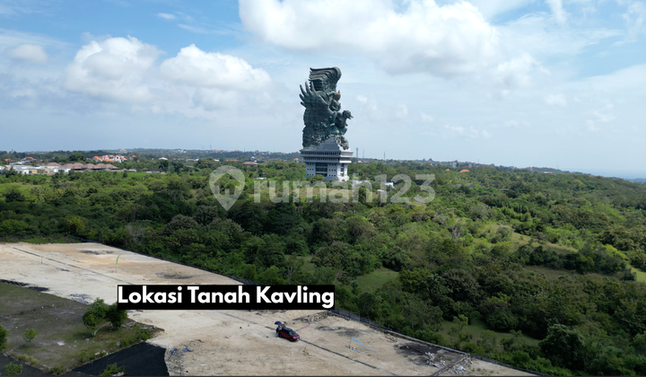 Dijual Tanah Premium di Ungasan Bali, View Patung Iconic Garuda Wisnu Kencana dan Laut