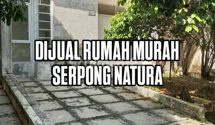 Rumah Murah Serpong Natura City Bogor Depan Taman Shm